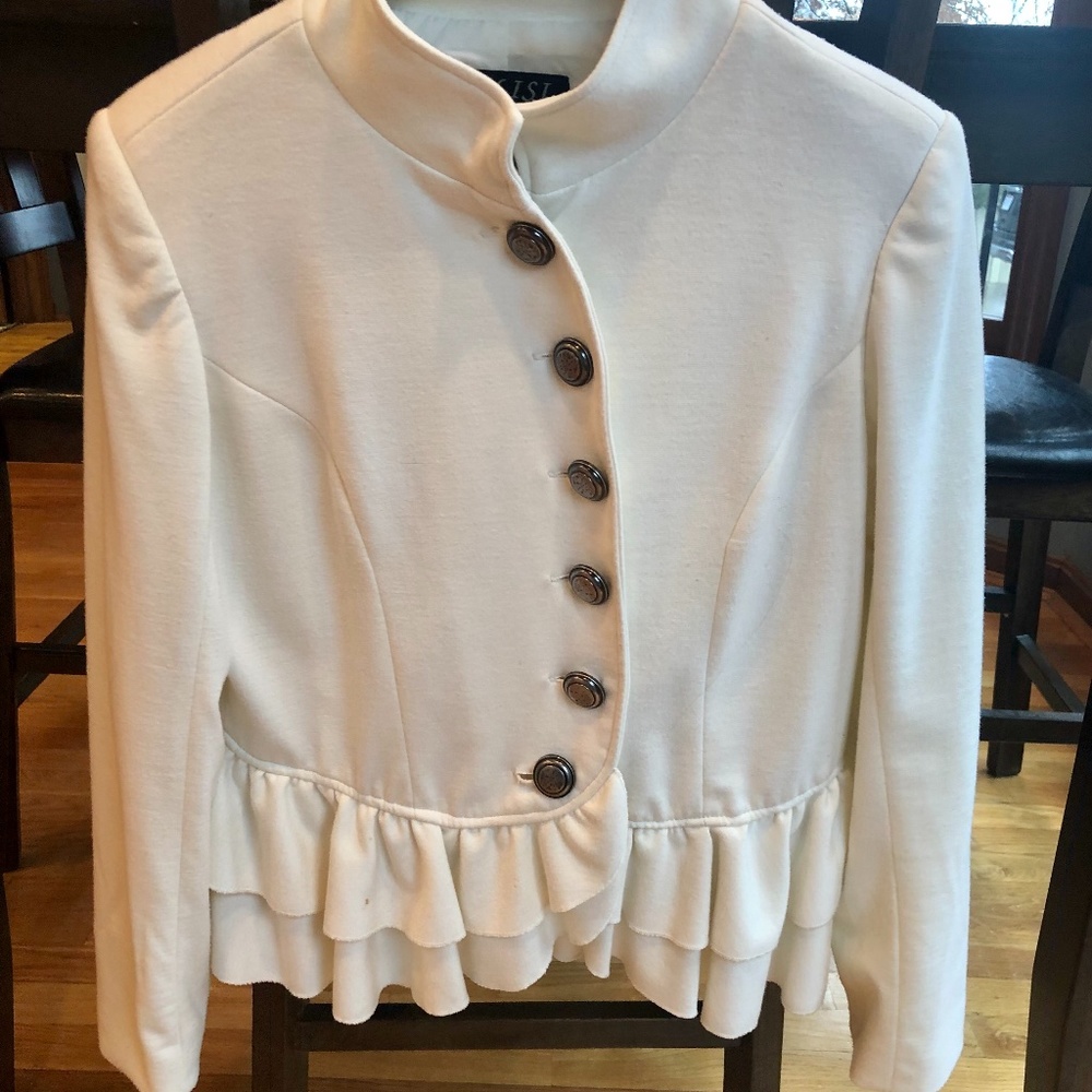 Palisi Ruffled Blazer Jacket size 4
